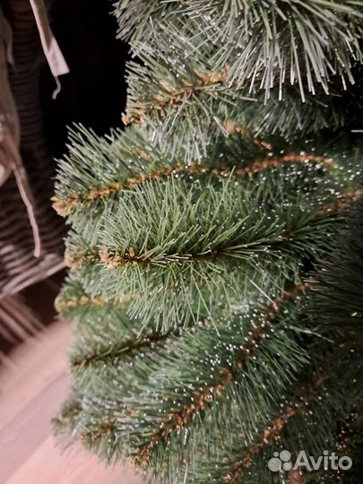 Ель искуственная литая (как настоящая) 1 метр