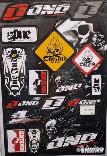 Набор мото наклеек (А3 формат)