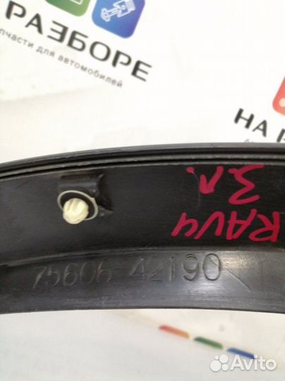 Накладка на крыло задняя левая Toyota Rav4