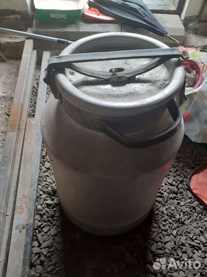 Фляга (бидон) алюминиевая бу