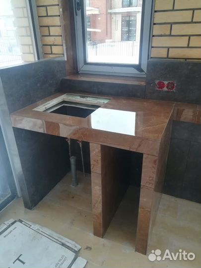 Укладка керамической плитки, керамогранит, клинкер