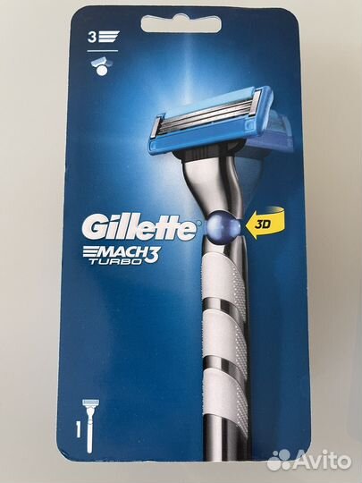 Станок Gillette mach3 Turbo