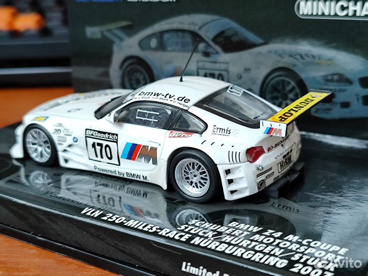 Модель BMW Z4 M Coupe 1/43 Minichamps
