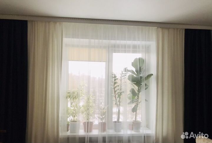 Шторы ночные, для кухни, карниз