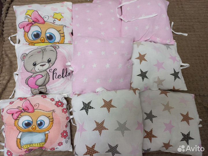 Бортики в кроватку