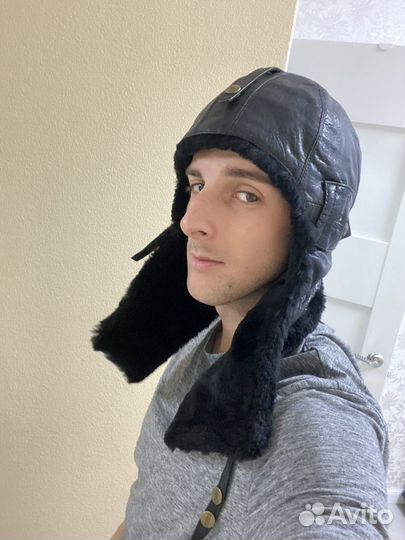 Шлем (шапка-ушанка) и варежки (краги) Экспедиция