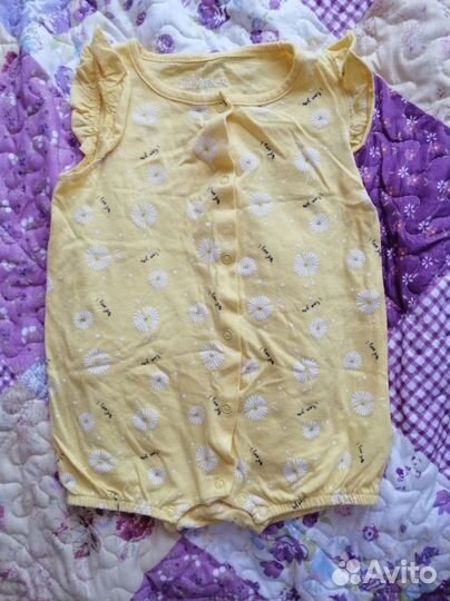 Вещи летние для девочки 74 размер
