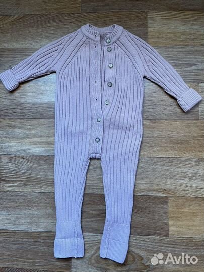 Комбинезон теплые для девочки 80-92