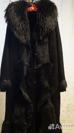 Пальто меховое,дубленка, gigli's р 46, новое