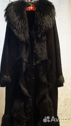 Пальто меховое,дубленка, gigli's р 46, новое