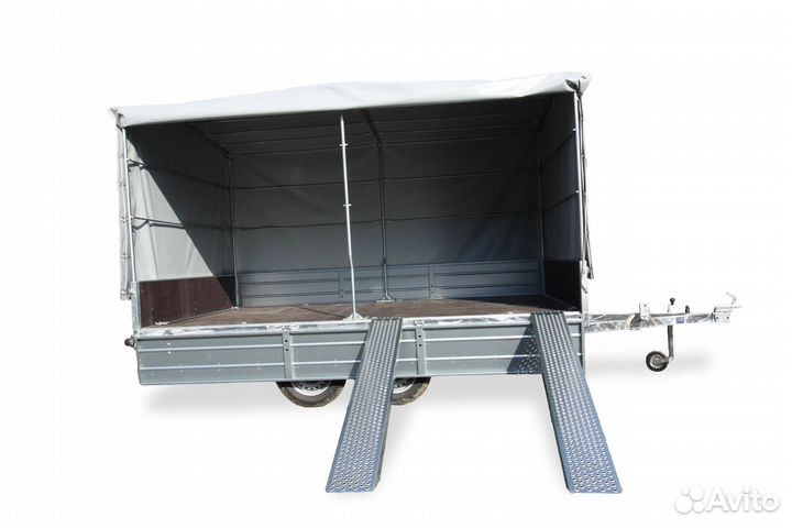 Лав 81013C 4.0 Бортовой двухосный прицеп