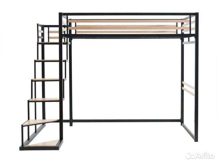 Кровать чердак с местом под рабочую зону