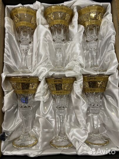 Astra Gold Рюмки Хрустальные ручной работы