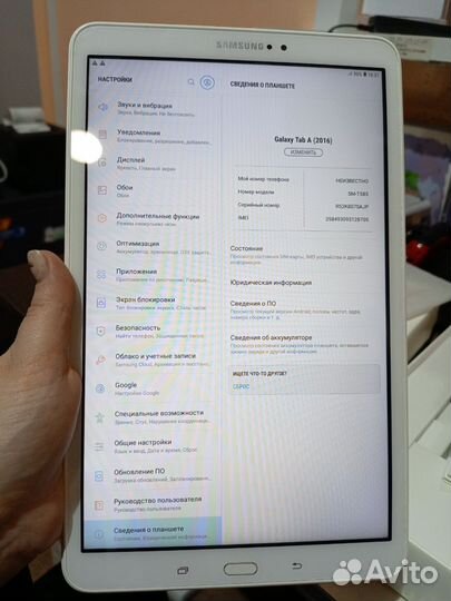 Планшет Samsung Tab A6