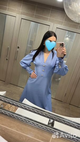 Платье атласное