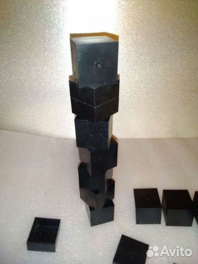 Кубики пластмассовые