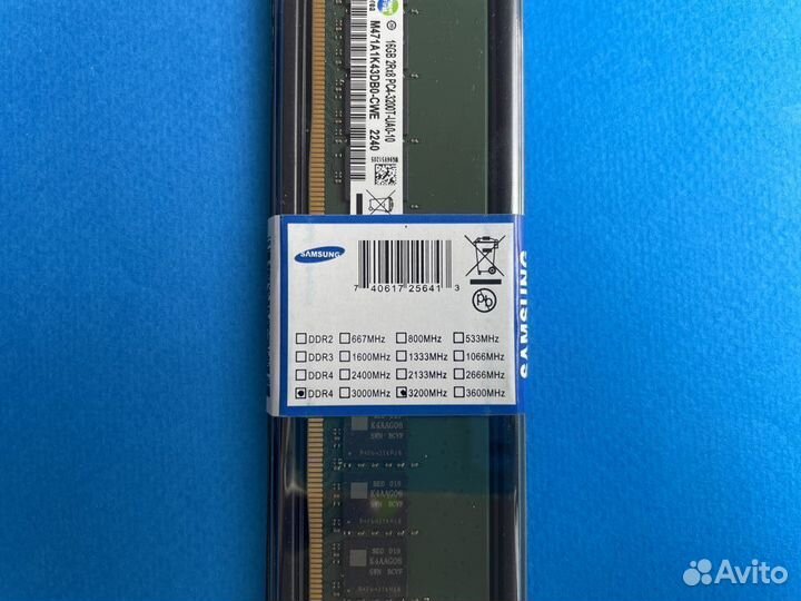 DDR4 16GB 3200 Mhz samsung dimm Новая для пк