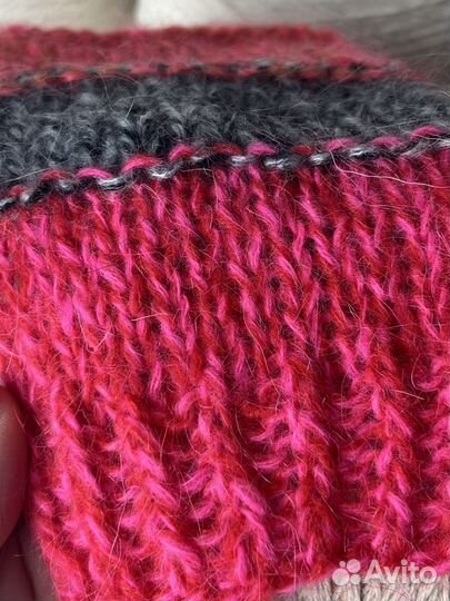 Мохер с акрилом на полиамиде целая бобина