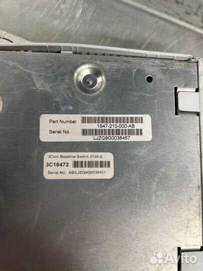 3com baseline switch 2126-G 3c16472