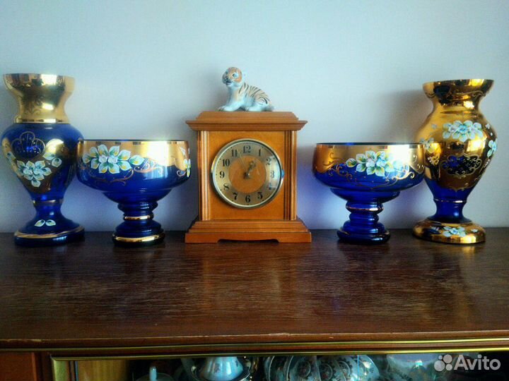 Вазы из чешского стекла