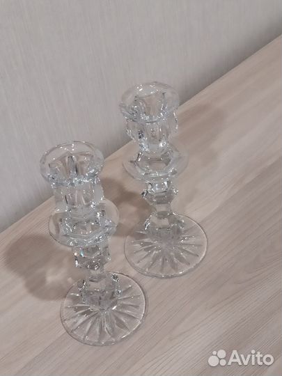 Хрустальные подсвечники СССР 2 шт