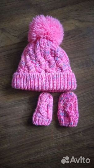 Комплект шапка, варежки next