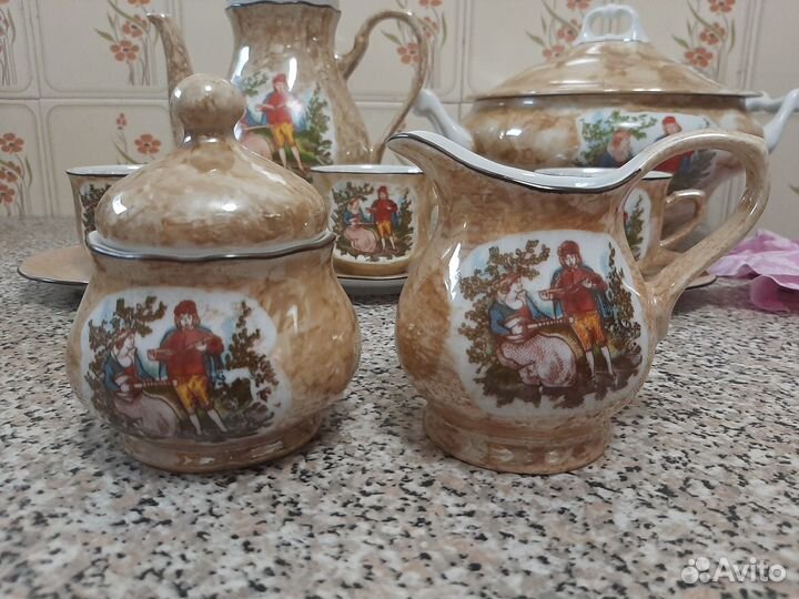 Чайный сервиз Польша Walbrzych + супница