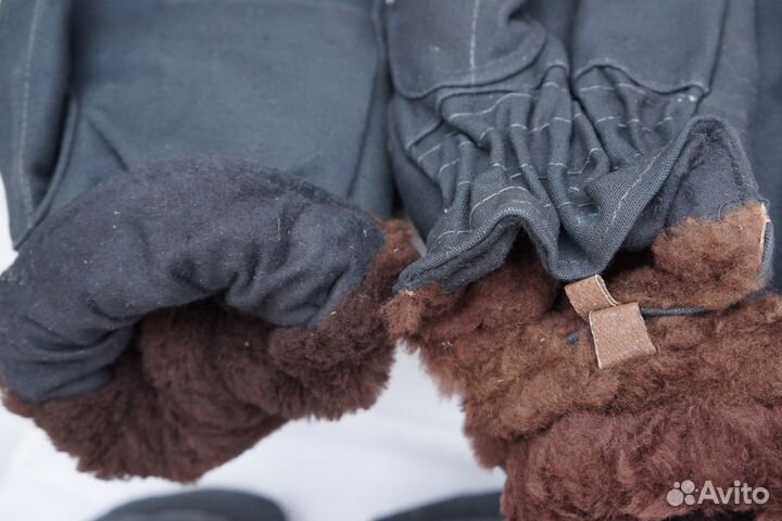 Варежки меховые мужские из овчины