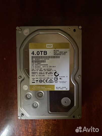 Western digital gold 4TB