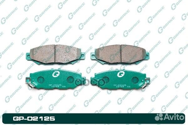 GP-02125 колодки тормозные G-Brake / 1363 / GP