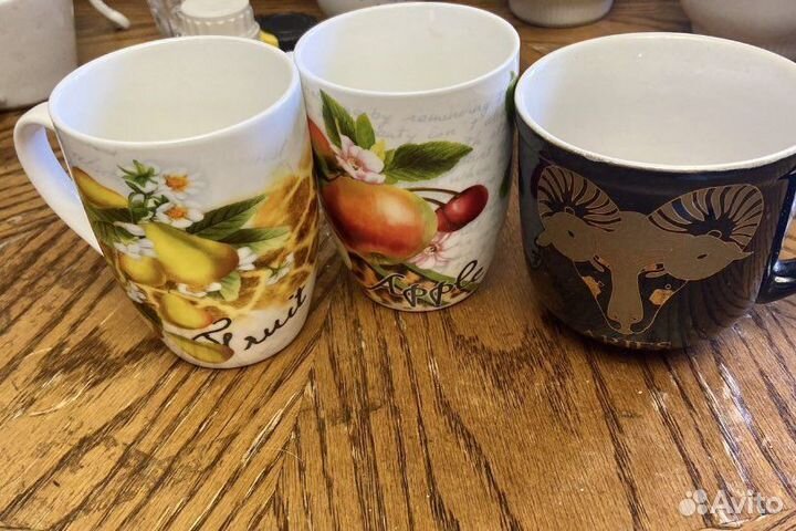 Посуда. Кружки,блюда,салатник,стопки