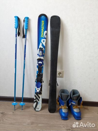 Горные лыжи детские 100 комплект