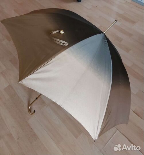 Зонт трость женский бронза