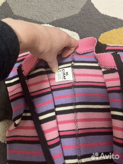 Шерстяная поддева, термокостюм детский 86 92