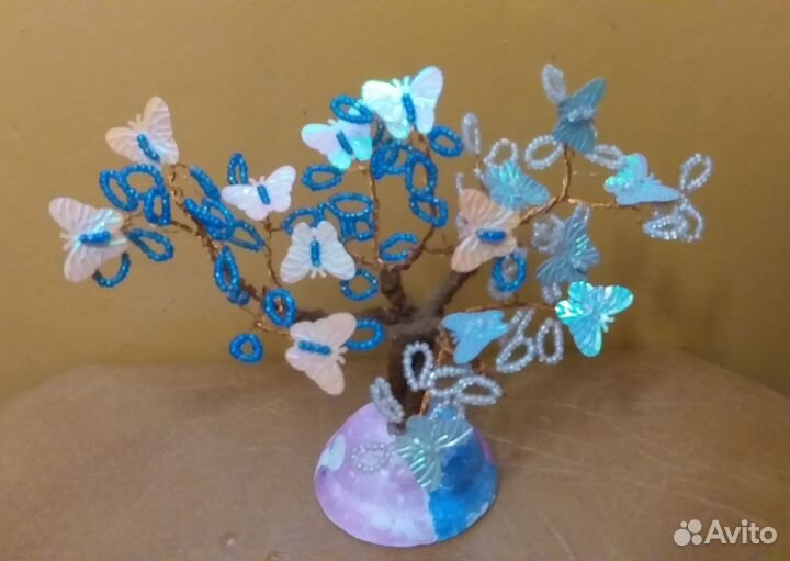 Декоративное дерево из бисера