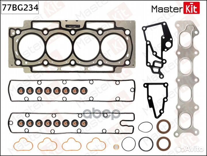Комплект прокладок ГБЦ citroen RFN