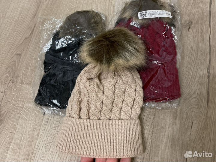 Детская шапка (новая, в упаковке, разные цвета)