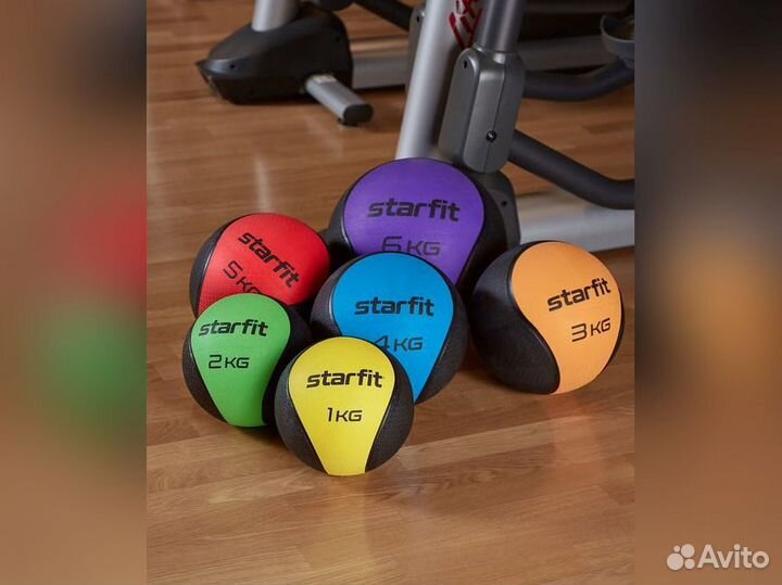 Медбол 3 кг высокой плотности Starfit