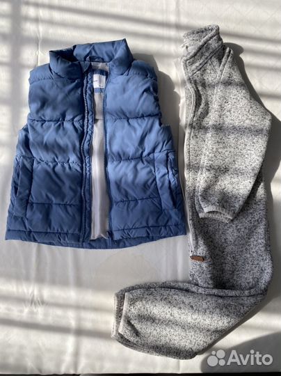 Пакет вещей на мальчика 104 3-4 года куртка жилет