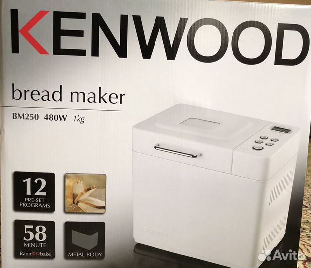 Хлебопечь kenwood BM 250