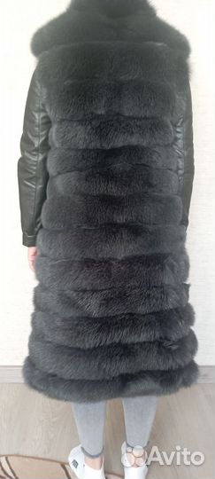Шуба из песца