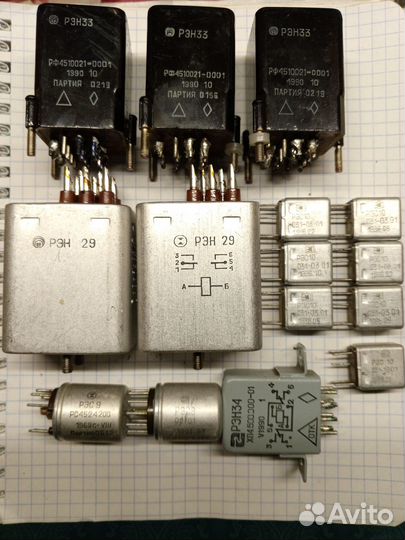 Реле и переключатели (тумблеры)
