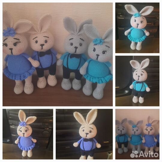 Мягкие игрушки ручной работы зайка заяц подарки
