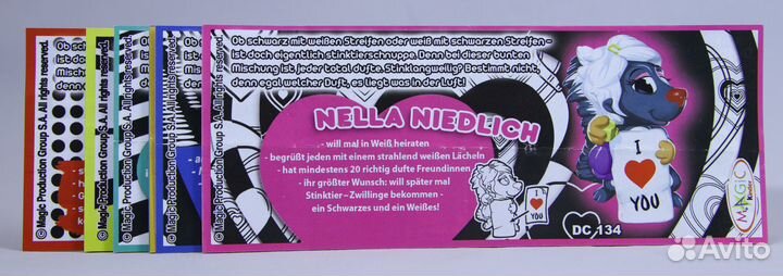 Скунсы - умные вонючки 2011 г. Киндер - Сюрприз