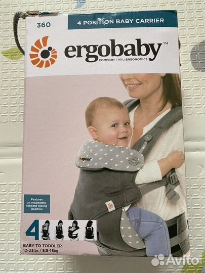 Эргорюкзак ergobaby 360
