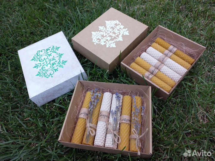 Свечи ручной работы натуральные