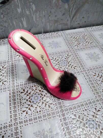 Коллекционная Туфелька копилка декор фен-шуй