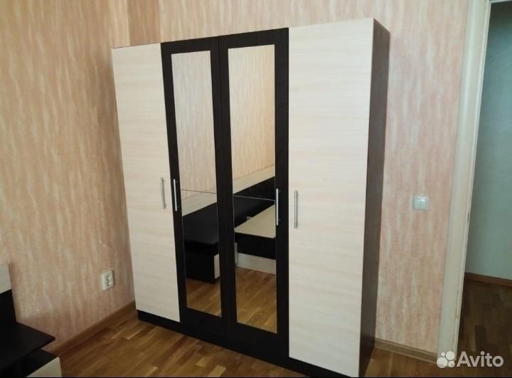 Шкаф Уют 4-х створчатый венге/дуб 1,60 м