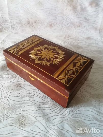 Шкатулка деревянная СССР
