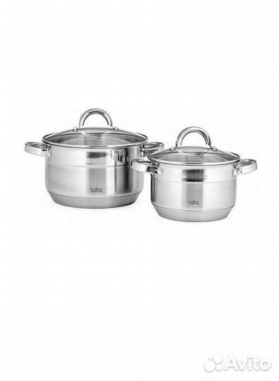 Кастрюля набор из нержавейки